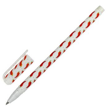 Ручка шариковая BRAUBERG SOFT TOUCH STICK "CHILI PEPPER", СИНЯЯ, мягкое покрытие, узел 0,7 мм, 143708 - Премиум Сервис
