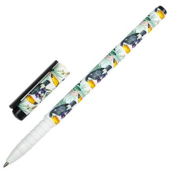 Ручка шариковая BRAUBERG SOFT TOUCH GRIP "TOUCAN", СИНЯЯ, мягкое покрытие, узел 0,7 мм, 143720 - Премиум Сервис