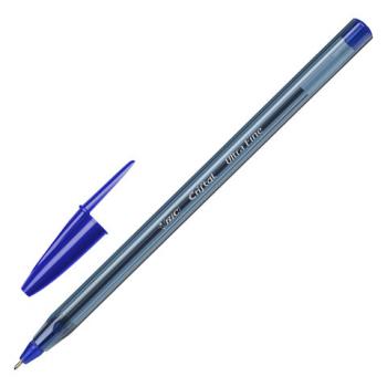 Ручка шариковая BIC "Cristal Exact", СИНЯЯ, корпус тонированный, узел 0,7 мм, линия письма 0,28 мм, 992605 - Премиум Сервис