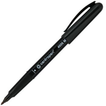Маркер для CD и DVD ЧЕРНЫЙ CENTROPEN, трехгранная форма захвата, тонкий, 1 мм, 4606, 6 4606 0112 - Премиум Сервис
