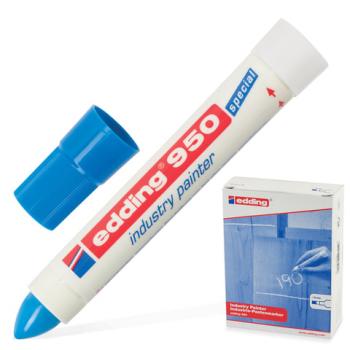 Маркер-паста для промышленной маркировки EDDING 950, СИНИЙ, 10 мм, E-950/3 - Премиум Сервис