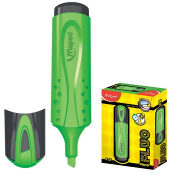 Текстовыделитель MAPED (Франция) "Fluo Pep's Classic", ЗЕЛЕНЫЙ, линия 1-5 мм, 742533 - Премиум Сервис
