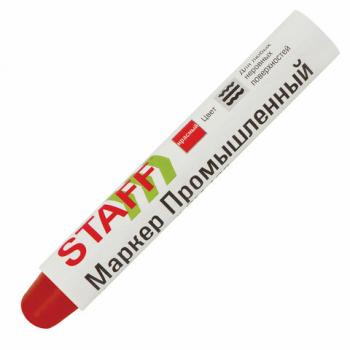 Маркер для промышленной маркировки STAFF ПМ-100 твердый, КРАСНЫЙ, -20 до +40С, 150814 - Премиум Сервис