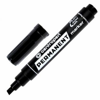 Маркер перманентный CENTROPEN 8576, ЧЕРНЫЙ, скошенный наконечник, 1-4,6 мм, 5 8576 0112 - Премиум Сервис