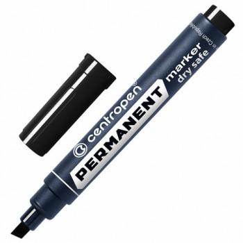 Маркер перманентный CENTROPEN 8516, ЧЕРНЫЙ, скошенный наконечник, 2-5 мм, 5 8516 0112 - Премиум Сервис