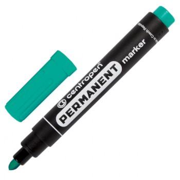 Маркер перманентный CENTROPEN 8566, ЗЕЛЕНЫЙ, круглый наконечник, 2,5 мм, 5 8566 0110 - Премиум Сервис