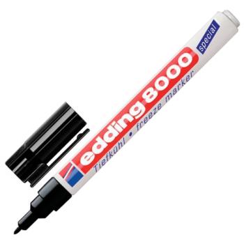 Маркер морозостойкий EDDING 8000, ЧЕРНЫЙ, до -25C, тонкий наконечник, 1 мм, E-8000/1 - Премиум Сервис