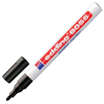 Маркер перманентный влаго-светостойкий для наружных работ EDDING 8055, ЧЕРНЫЙ, 1-2 мм, E-8055/1-B/1 - Премиум Сервис