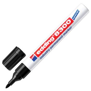 Маркер для промышленной маркировки EDDING 8300, ЧЕРНЫЙ, 1,5-3 мм, круглый наконечник, E-8300/1 - Премиум Сервис