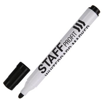 Маркер стираемый для белой доски ЧЕРНЫЙ, STAFF "Profit" WBM-644, 2,5 мм, 151644 - Премиум Сервис