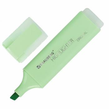 Текстовыделитель BRAUBERG "ORIGINAL PASTEL", МЯТА, линия 1-5 мм, 151692 - Премиум Сервис