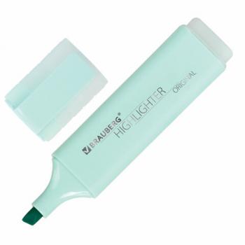 Текстовыделитель BRAUBERG "ORIGINAL PASTEL", БИРЮЗОВЫЙ, линия 1-5 мм, 151694 - Премиум Сервис