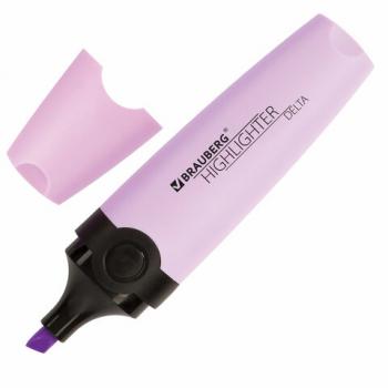 Текстовыделитель BRAUBERG "DELTA PASTEL", ЛАВАНДОВЫЙ, линия 1-5 мм, 151733 - Премиум Сервис