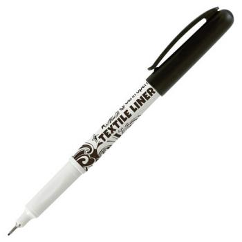 Маркер для ткани ЧЕРНЫЙ CENTROPEN "Textile Liner", игольчатый наконечник, 0,6-0,8 мм, 2639, 5 2639 0112 - Премиум Сервис