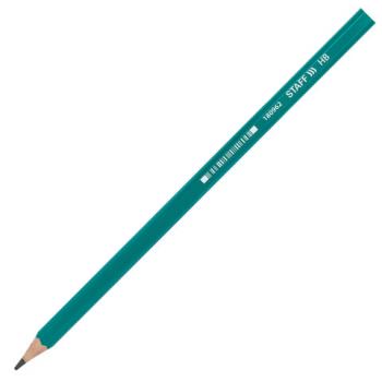 Карандаш чернографитный STAFF "EVERYDAY" BLP-963, 1 шт., НВ, пластиковый, зеленый корпус, 180962 - Премиум Сервис