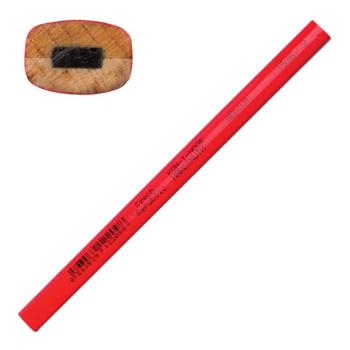 Карандаш столярный KOH-I-NOOR, 1 шт., НВ, грифель 5х2 мм, корпус красный, 153600200177 - Премиум Сервис