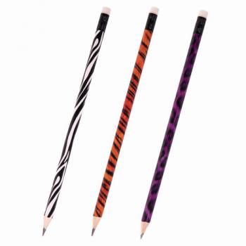 Карандаш чернографитный ЮНЛАНДИЯ "АФРИКА", 1 шт., HB, с ластиком, корпус ассорти, 181769 - Премиум Сервис