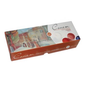 Гуашь художественная "Сонет", 12 цветов по 40 мл, 3641064 - Премиум Сервис