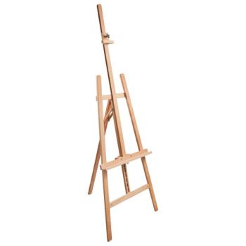 Мольберт напольный BRAUBERG ART CLASSIC, бук, угол 60°, 63х174(231)х68см, высота холста 126см,190652 - Премиум Сервис