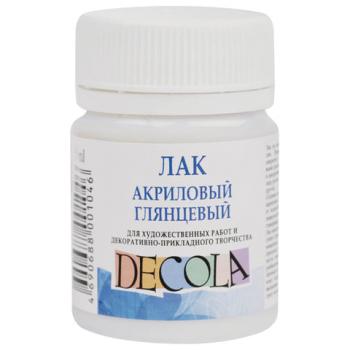 Лак акриловый глянцевый "Декола", 50 мл, в банке, 5828920 - Премиум Сервис