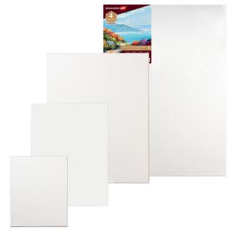 Холсты на подрамнике BRAUBERG ART PREMIERE, НАБОР 4шт, грунтованные, 100% лен, среднее зерно, 191029 - Премиум Сервис