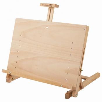 Мольберт настольный BRAUBERG ART CLASSIC, регулируемый верхний держатель, 50х37х39 см, бук, 191756 - Премиум Сервис