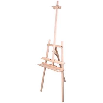 Мольберт напольный из сосны Лира с полкой, 170х55х70 см, высота холста до 120 см, BRAUBERG ART CLASSIC, 192261 - Премиум Сервис