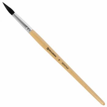 Кисть BRAUBERG, белка, круглая, № 6, 200183 - Премиум Сервис