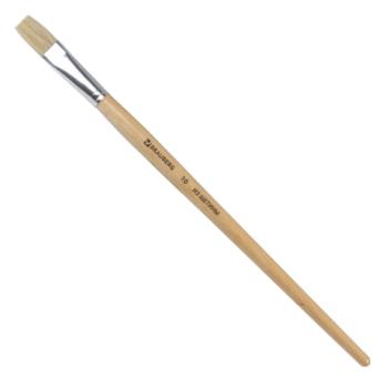 Кисть BRAUBERG, щетина, плоская, № 10, 200203 - Премиум Сервис