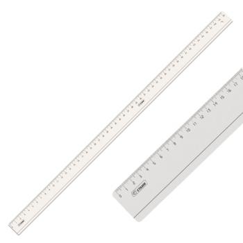 Линейка пластиковая 50 см, прозрачная, ЛН95 - Премиум Сервис