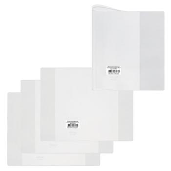 Обложка ПВХ для учебника и тетради А4, контурных карт, атласов, прозрачная, плотная, 120 мкм, 292х442 мм, "ДПС", 1143.1 - Премиум Сервис