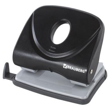 Дырокол BRAUBERG "Original", до 25 листов, черный, 222542 - Премиум Сервис