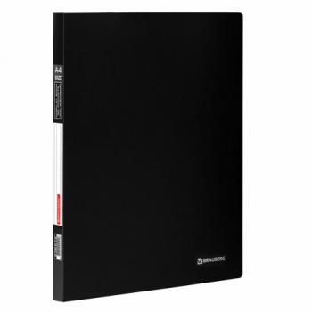 Папка 30 вкладышей BRAUBERG "Office", черная, 0,5 мм, 222632 - Премиум Сервис