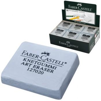 Ластик-клячка художественный FABER-CASTELL, 40х35х10 мм, серый, 127220 - Премиум Сервис