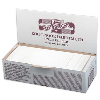 Мел белый KOH-I-NOOR (Чехия), набор 100 шт., квадратный, 11150200000 - Премиум Сервис