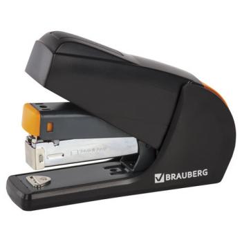 Степлер ЭНЕРГОСБЕРЕГАЮЩИЙ №24/6, 26/6 BRAUBERG "Easy Press", до 25 листов, БЕЗ УСИЛИЙ, 224348 - Премиум Сервис