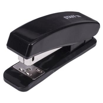 Степлер №24/6, 26/6 STAFF "Basic", до 20 листов, черный, 224626 - Премиум Сервис