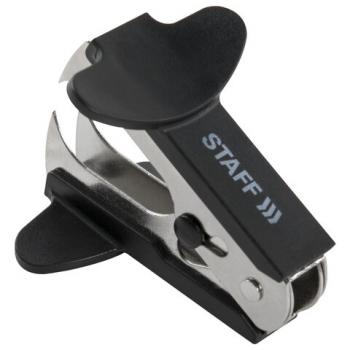 Антистеплер для скоб № 10 и № 24/6, STAFF "EVERYDAY", с фиксатором, черный, 224628 - Премиум Сервис