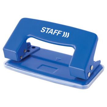Дырокол металлический STAFF "EVERYDAY", до 10 листов, без линейки, синий, 224648 - Премиум Сервис