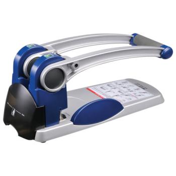 Дырокол металлический СУПЕРМОЩНЫЙ KW-trio, до 300 листов, серебристый с синими вставками, 9550, -9550 - Премиум Сервис