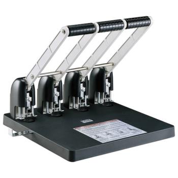 Дырокол на 4 отверстия МОЩНЫЙ KW-trio, до 150 листов, черный, 954, -954 - Премиум Сервис