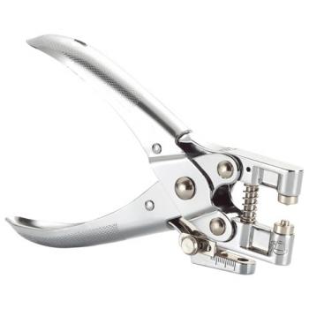 Дырокол на 1 отверстие для установки люверса (225143), диаметр отверстия 5 мм, до 30 листов, хром, KW-trio, 9718, -9718 - Премиум Сервис