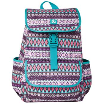 Рюкзак BRAUBERG для старшеклассников/студентов/молодежи, узоры, "Ромб", 15 литров, 34х25,5х12,5 см, 226358 - Премиум Сервис