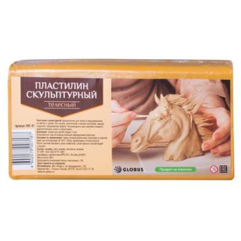 Пластилин скульптурный GLOBUS, телесный, 0,5 кг, твердый, ПЛС-01 - Премиум Сервис