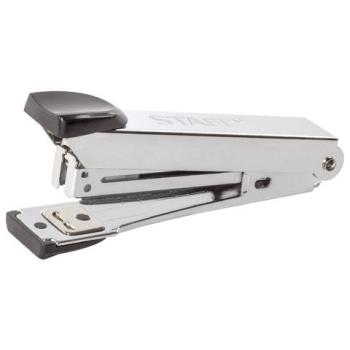 Степлер №10 металлический STAFF "Manager", до 12 листов, с антистеплером, черный, 226844 - Премиум Сервис