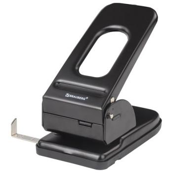 Дырокол металлический МОЩНЫЙ BRAUBERG "Heavy duty", до 60 листов, черный, 226868 - Премиум Сервис