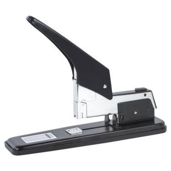 Степлер МОЩНЫЙ №24/6-23/24 металлический BRAUBERG "Heavy duty", до 200 листов, черный, 227660 - Премиум Сервис