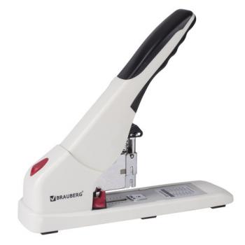 Степлер ЭНЕРГОСБЕРЕГАЮЩИЙ МОЩНЫЙ №24/6-23/17 BRAUBERG "Easy Press", до 120 листов, БЕЗ УСИЛИЙ, 227664 - Премиум Сервис