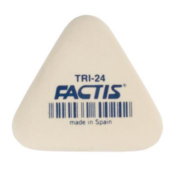 Ластик FACTIS (Испания) TRI 24, 51х46х12 мм, белый, треугольный, мягкий, PMFTRI24 - Премиум Сервис