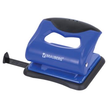 Дырокол BRAUBERG "JET PRO", до 20 листов, сине-черный, 228598 - Премиум Сервис